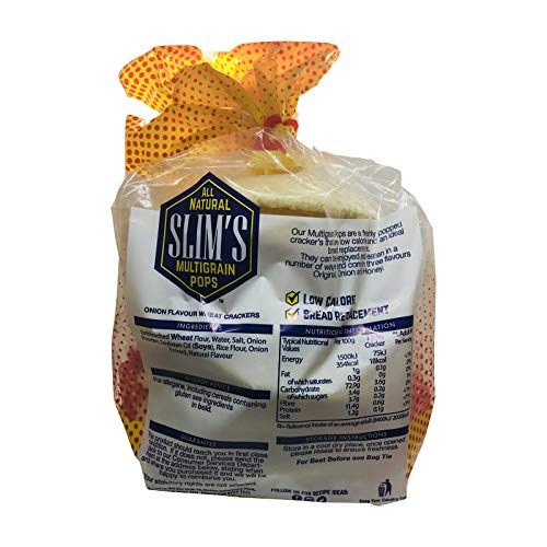 ONION FLAVOUR ALL NATURAL SLIMS 75G MULTIGRAIN POPS