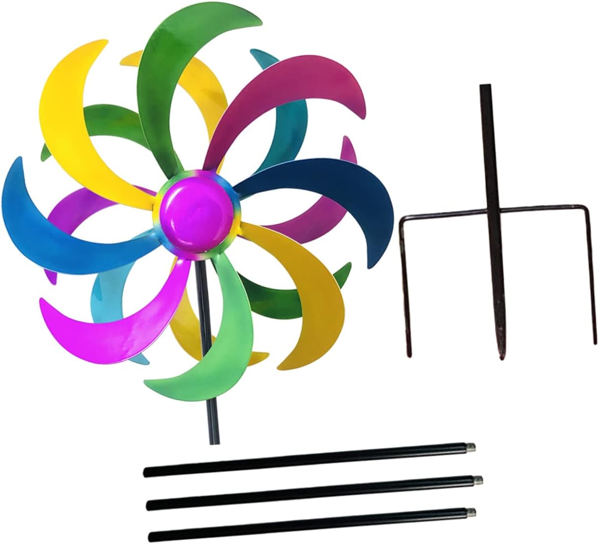 Garden Pinwheel Decor Boys and Girls Pinwheel Toy Handheld Wind Spinner Outdoor Windmill Decor for Boys and Girls Parties