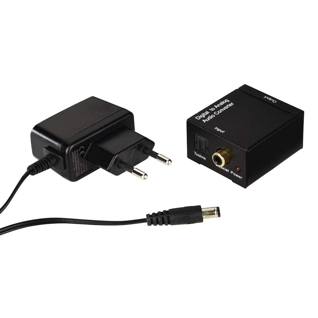Audio Digital Optical, toslink, SPDIF to Analog Stereo Out Audio Converter