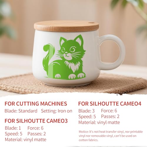 Image of IModeur Glossy Green Permanent Vinyl - 12 inch x 8 FT Permanent Adhesive Vinyl Roll for Cup Deco, Party Decoration, Sticker.
