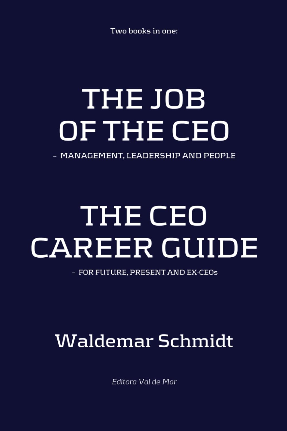 THE JOB OF THE CEO: MANAGEMENT, LEADERSHIP AND PEOPLE