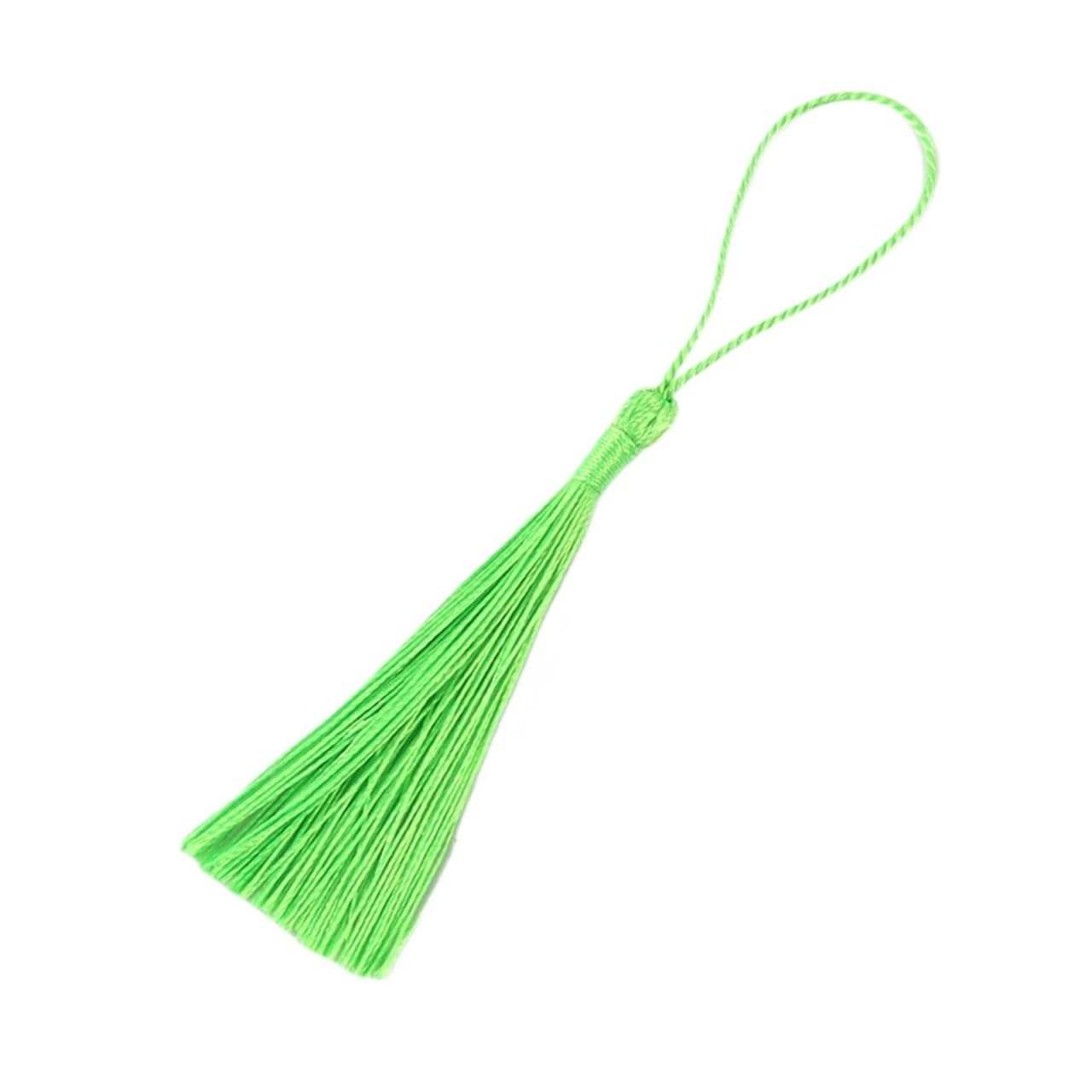 Mini Tassels for Crafts 50Pcs 13cm Hanging Rope Silk Tassel Fringe For Jewelry Making DIY Key Chain Earring Hooks Pendant Decoration Tassels(16)