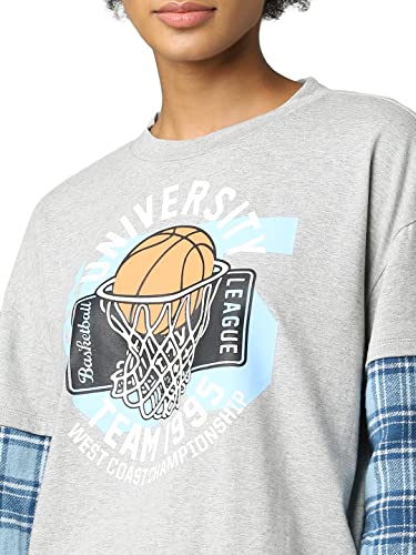 Image of ONLY Printed Cotton Regular Fit Womens Sweatshirt