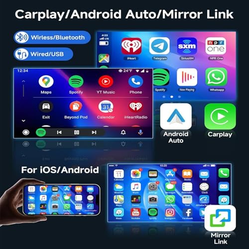 Radio para auto táctil 7 pulgadas PHEZEN miniatura 3