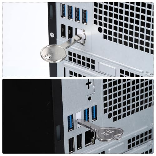 Bloqueador de 15 puertos USB con llave codificada para proteger tu PC 5