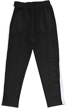 Amazon.com: PETCDIM Mens Crochet Knitted Jogger Sweatpants Side