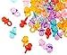 100 bunte Mini Dekoschnuller - 2 cm - Schnuller für die Babyparty oder als Anhaenger - Babyschnuller aus Acryl - Kleenes Traumhandel®