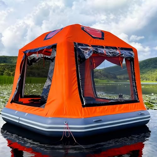 Carpa Inflable Flotante para Agua 2.5x2.5 m para Camping Familiar miniatura 2