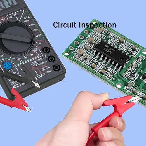 Image of 5PCS Alligator Clips Electrical 1M Dual-Ended Alligator Clip Test Leads | for multimeters, Battery Testing