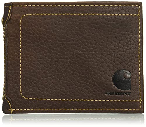 Carhartt Men's B0000209 Nubuck Trifold Wallet4