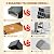 3 Step Ladder Folding Step Stool with Anti-Slip Sturdy and Wide Pedal, Lightweight 330lbs Portable Aluminum Woodgrain Shelf for Household and Kitchen Space Saving