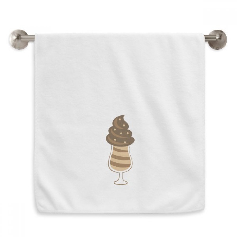 Serviettes moelleuses à motif glace et diadème 13X29 Pouces blanc