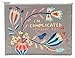 Blue Q Bags, Zipper Pouch, I'm Complicated Thank You, Multicolor, 7.25"h x 9.5"w