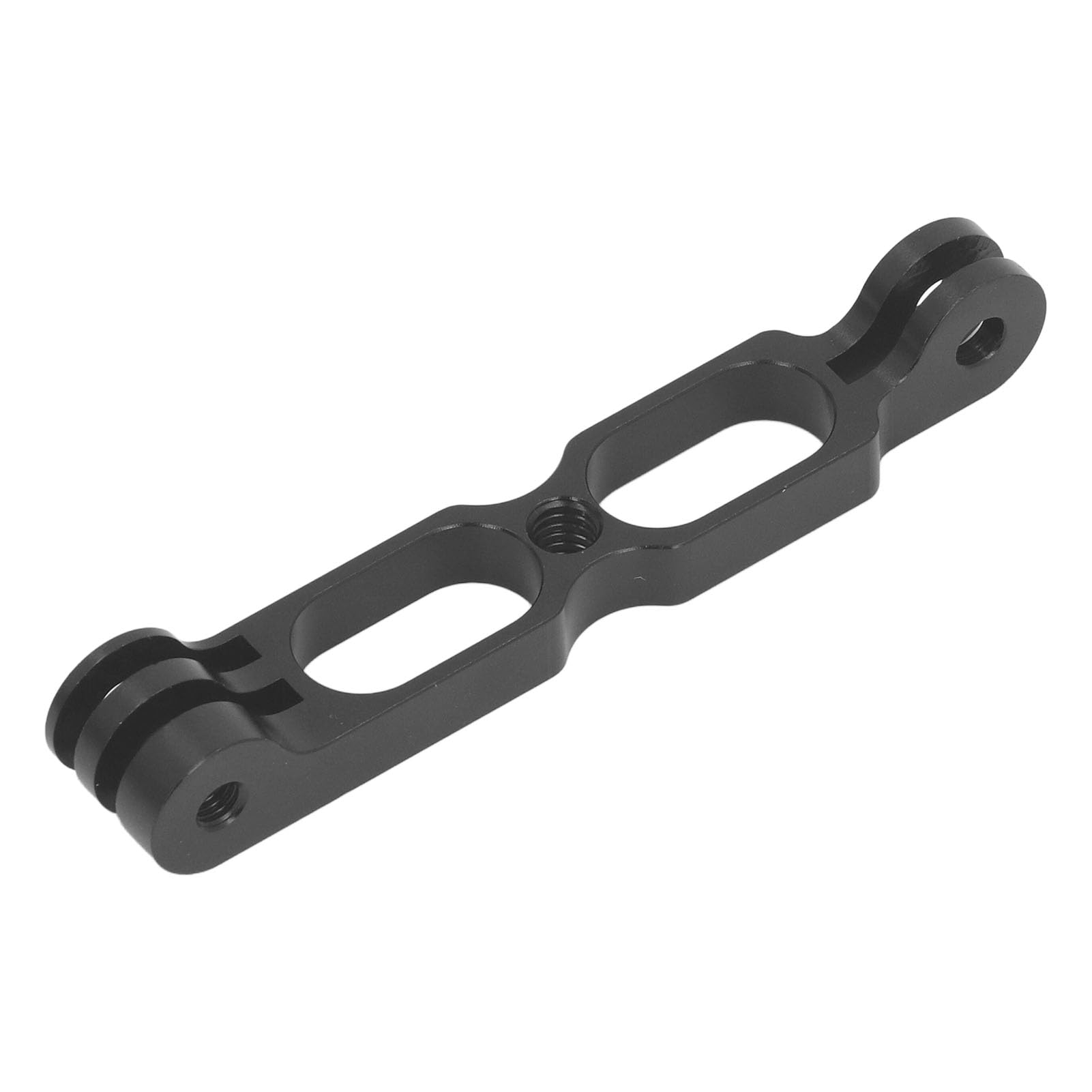 Akozon Aluminum Alloy Helmet Extension Arm 100mm Length Threaded Hole Helmet Pole for Insta 360 GO 2 X2 R X