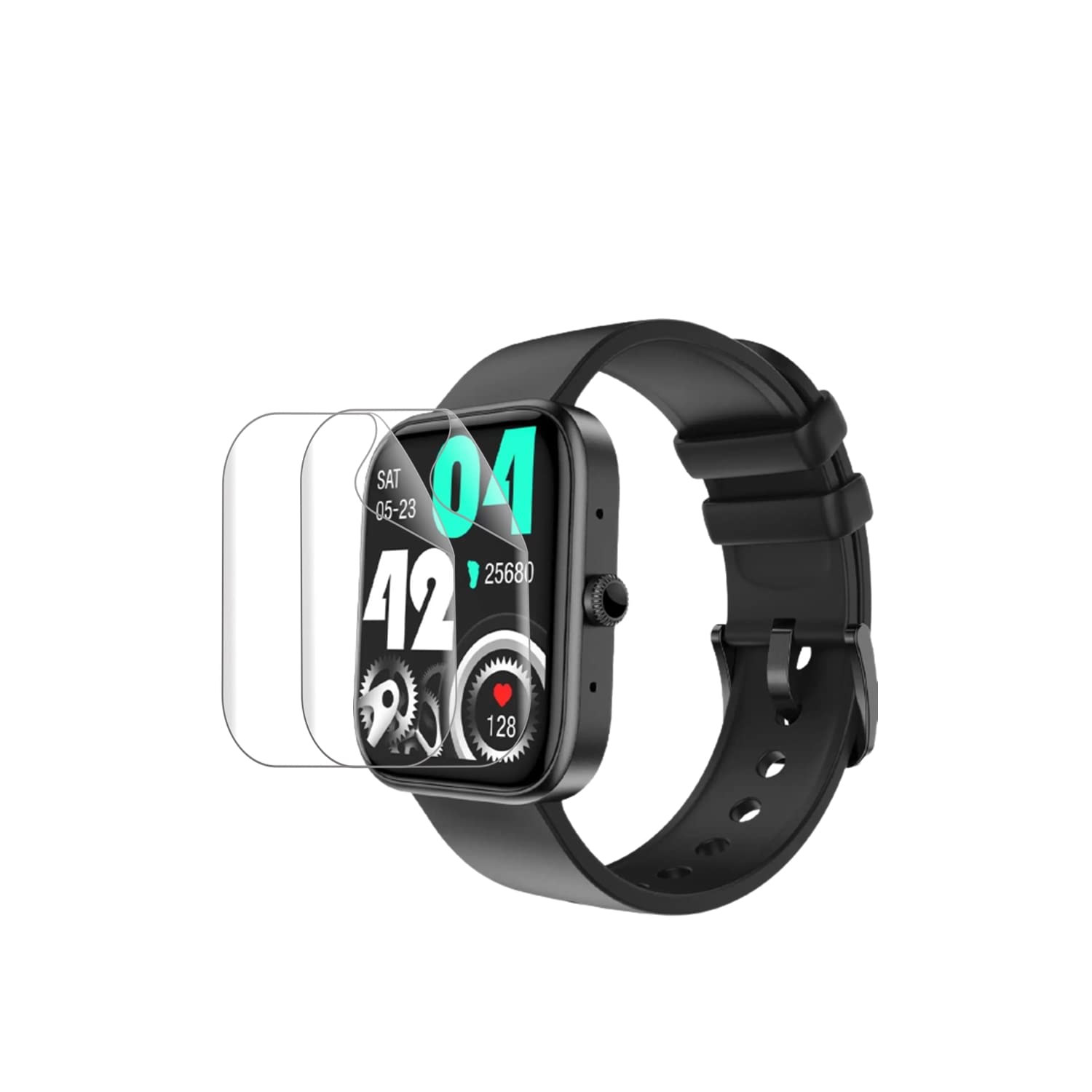 KTCOO [Pack 2 Fire Boltt Ninja Call 2 Smart Watch Screen Guard Scratch Guard Full Screen Protector Compatible for Fire Boltt Ninja Call 2 1.7" - Flexible TPU - HD Clear - Bubble-Free (Pack of 2) (B09YHT8JFG) Amazon Price History, Amazon Price Tracker