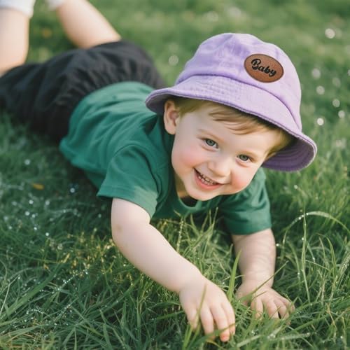Personalized Baby Bucket Hat Boy Girl Custom Name Bucket Hat Toddler Baby Sun Hats UPF 50+ Sun Protective Summer Beach Swim4