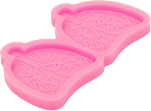 Miniatura 8 de Juego de 4 moldes de silicona brillantes para agarre de teléfono, pulmones, riñón, epoxi, moldes de silicona para carrete de insignia, enchufe de