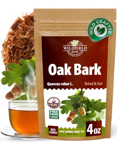 4 oz. Oak Bark Tea Tree Bark Herbs Сascara (Cortex Quercus) - 113g Herb Tea Corteza De Roble