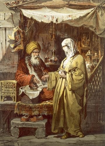 FIKAGXQGT Cuadros Modemo Lienzo Poster Pintura de Lienzo Farmacia o droguería de Amadeo Preziosi para Decoración de Paredes 60x90cm