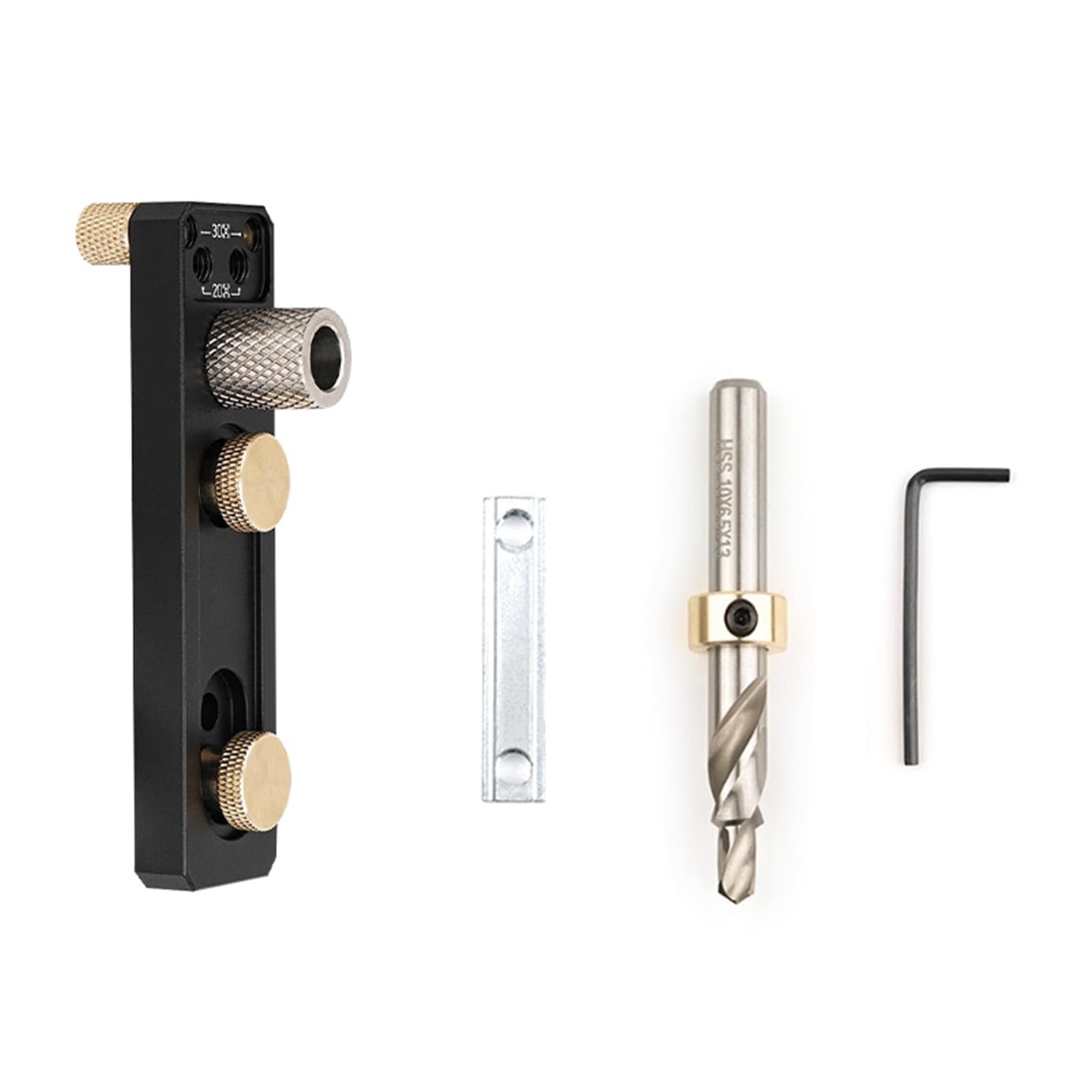 Perforatrice en aluminium à trou unique pince à percer le bois guide de perçage pour rénovation