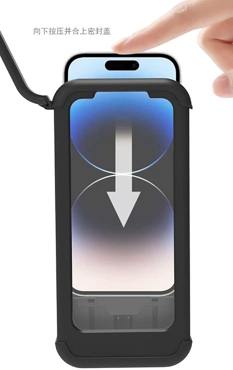Rear View Mirror Compatible Phone Holder for Coverzone Bicycle Motorcycle and Scooter Compatible with Universal Models Easy Installation and Use DS-MTH3