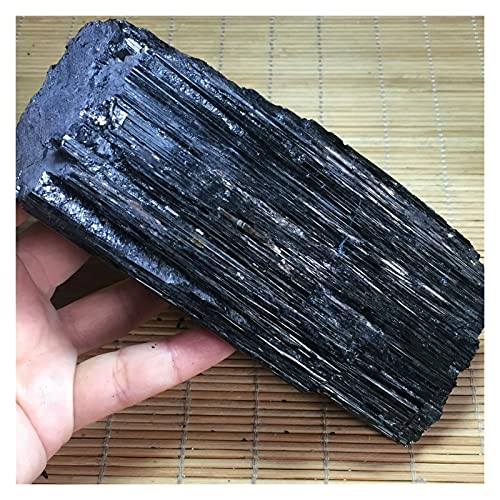 JSJJPLM Cristal Brut Naturel Tourmaline Noir Stone Rock Rock échantillon (Size : 400 450g) Cover