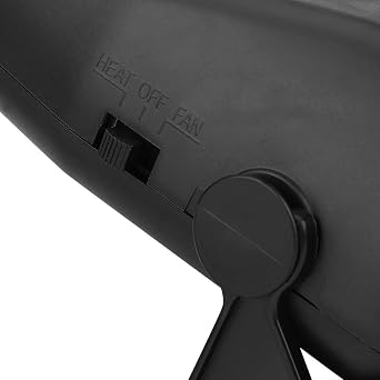 Car Heater, 2 in 1 12V Portable Car Ceramic Heating Defroster Demister Cooling Fan Heater Black