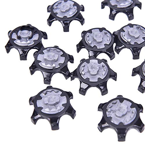 Minlia 14Pcs/Lot,Easy Replacement Spikes Cleats Golf Shoes,Golf Spikes Pins Turn Fast Twist Shoe Spikes Durable Replacement Set Ultra Thin Cleats Pins Golf Shoes Parts,Silver #TOP3