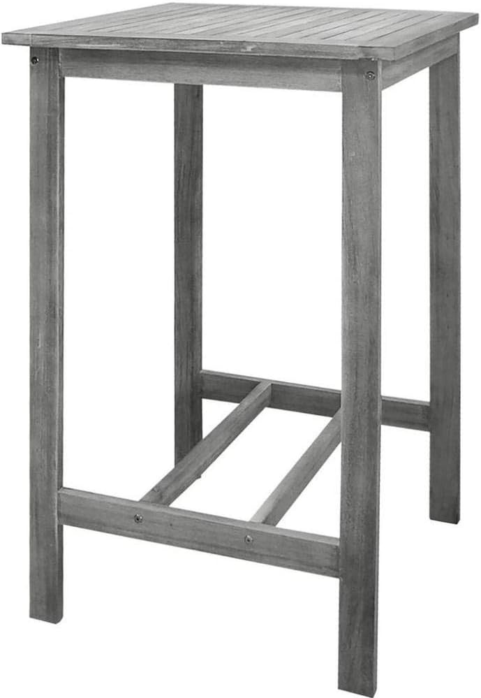 Vifah V1355 Renaissance Outdoor Hand-Scraped Hardwood Bar Table