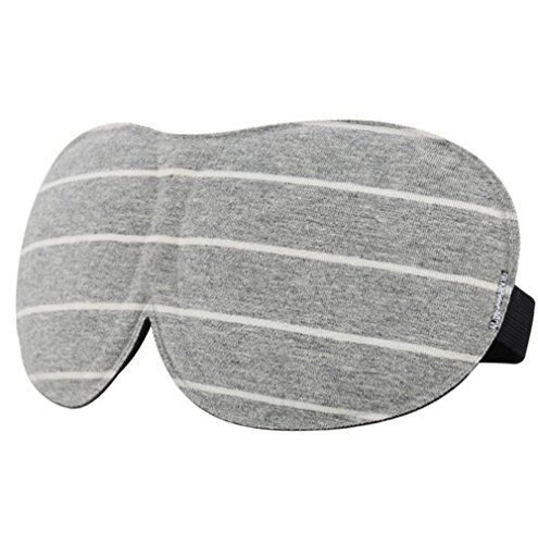 Freessom Masque Sommeil Nuit Yeux Femme Homme Sillon Mignon Fantaisie Coton Original Occultant Doux Relaxation Opaque Cache Yeux pour Dormir Voyage Siestes...