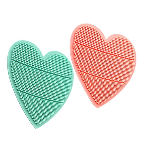 Totority 2個 ベビークレードルキャップブラシ シリコーンシャワー シリコンベビーシャンプーブラシ クレードルキャップ ヘアブラシ ベビーバスシリコンブラシ シリコーンスクラバー ベビーシャ