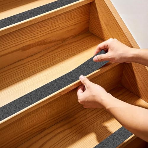 Image of 4 inch x 30' Heavy Duty Anti Slip Traction Tape, Waterproof High Friction Grip Tape for Indoor Outdoor Steps, Stairs, Ramps, Pool, Garage, Home & Commercial Use