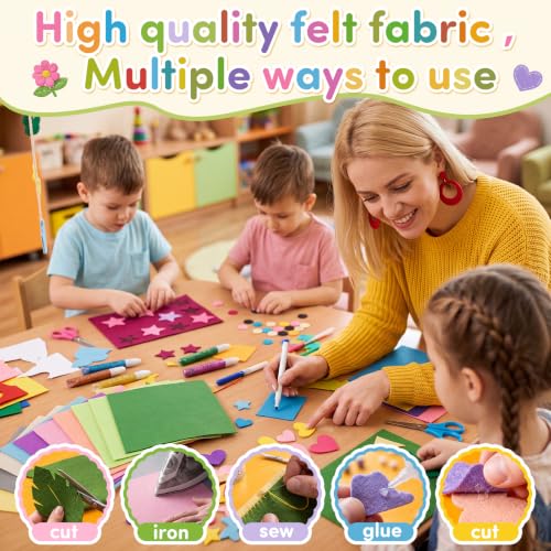 Image of 60pcs 12 x 12 Inches 1.4mm Thick Soft Felt Fabric Sheet 12 Assorted Morandi Series Colors Felt Fabric Sheet for DIY Craft Squares Handcraft Sewing Squares Patchwork Nonwoven Patchwork