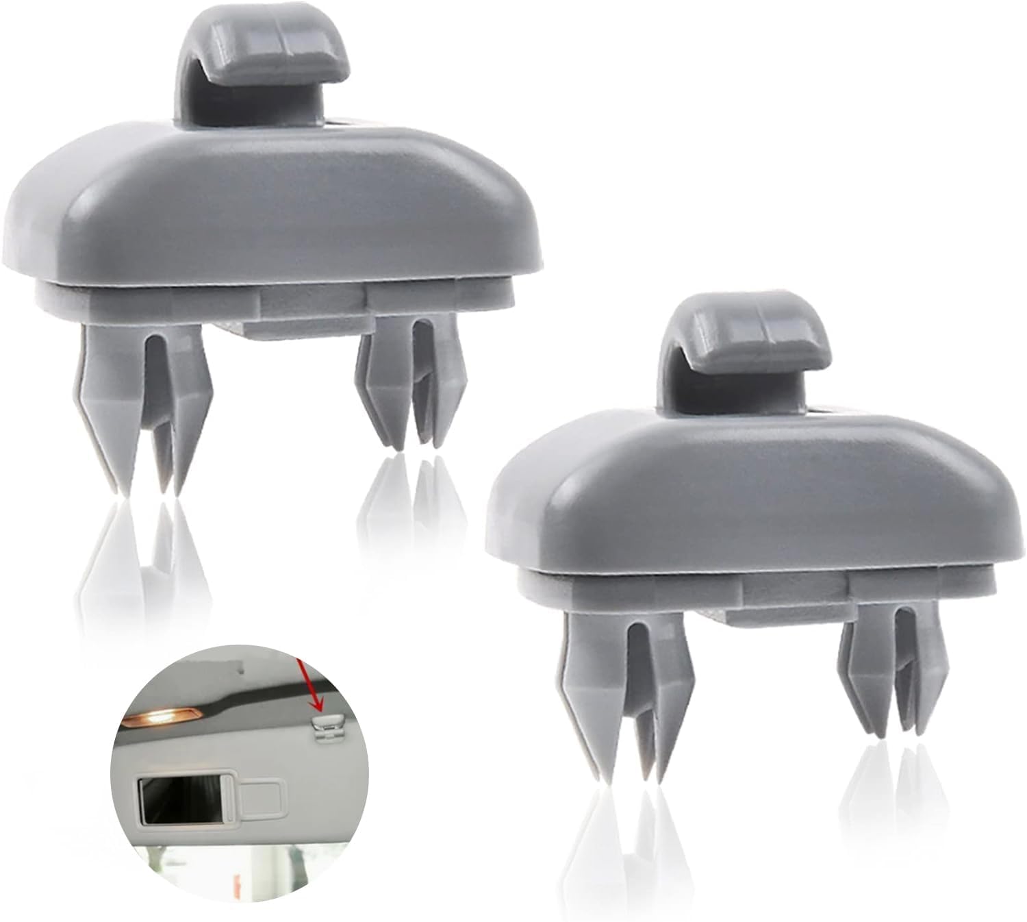 OTUAYAUTO uchwyt osłona przeciwsłoneczna do A1 A3 A4 S4 A5 S5 Q3 Q5 TT, haczyk na osłonę przeciwsłoneczną z tworzywa sztucznego 8E0857562