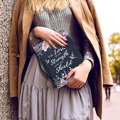 GOSTONG Leather Bible Book Cover for Women Carrying Case Church Bags with Handle and Zippered4