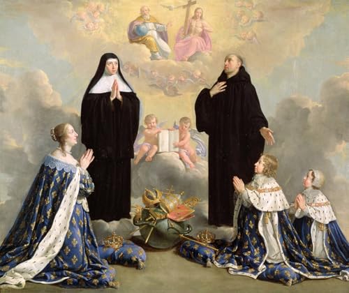 Cuadro de Ana de Austria en lienzo de 60x90cm, ideal para transformar el diseño de tu salón
