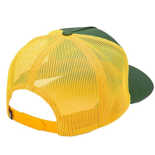 Image of Volcom Men's Snapback Hat - 6-Panel Twill Flat Brim Cap Adjustable Snap Closure