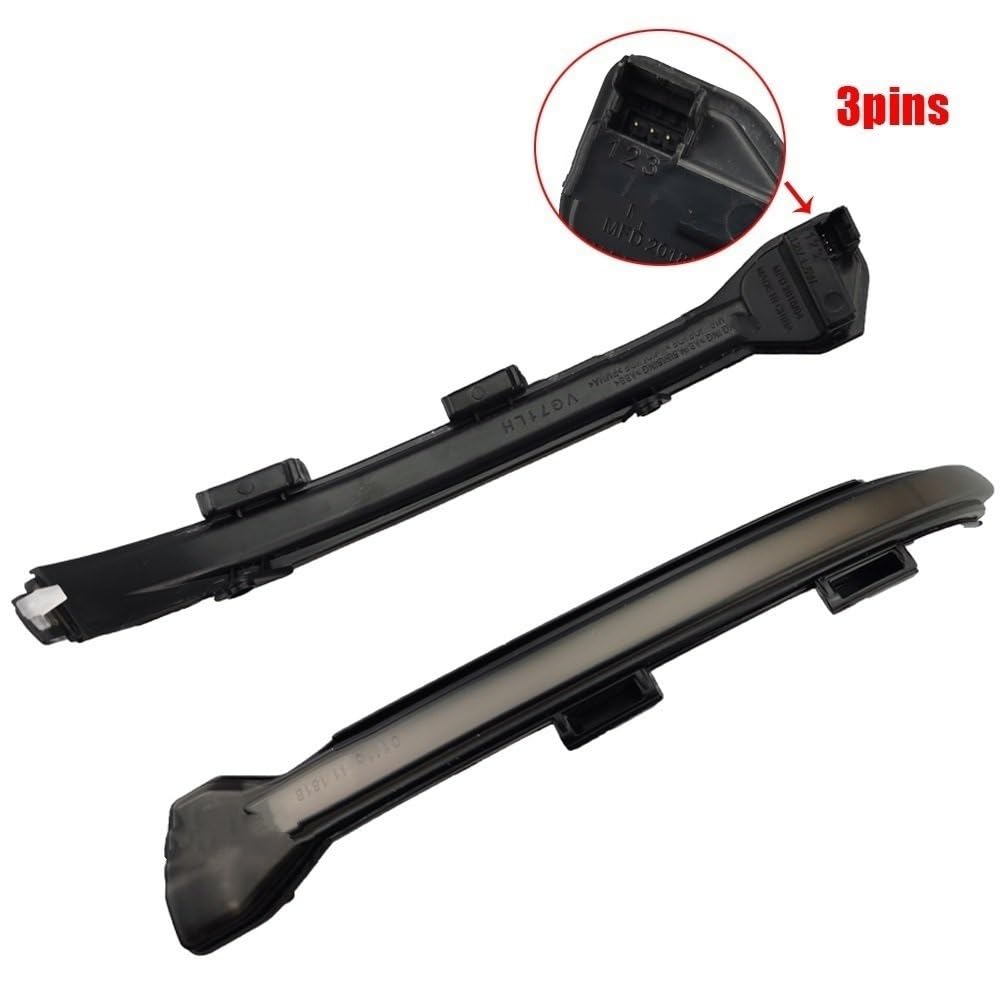 Direzione Dinamico Indicatore per Golf 7 GTI R GTE GTD MK7.5 2013-2019 2 Pezzi LED Dinamico Specchietto Retrovisore Laterale Lampeggiatore Indicatore di Direzione