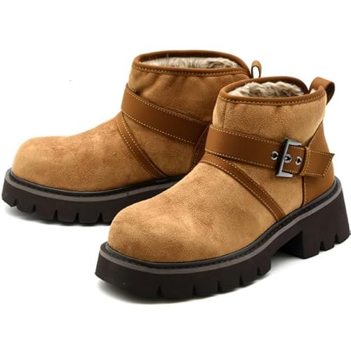 [by あしながおじさん by ashinagaojisan］エンジニアブーツ ムートンブーツ レディース 8710635 キャメル