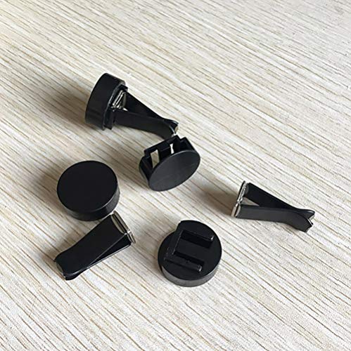 Cchude 20 Pcs Metal Car Air Vent Clips With Plastic Slot Head Auto Freshener Clips Car Air Conditioner Car Outlet Perfume Clips Black #TOP3