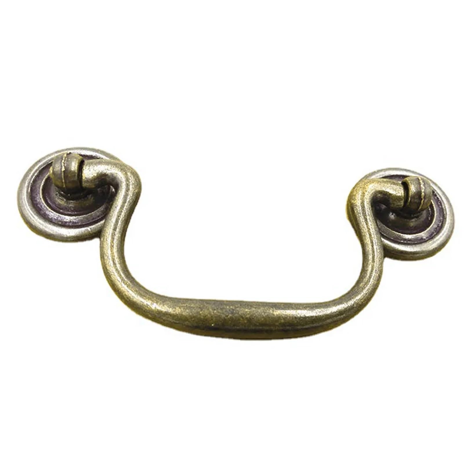 Qvorlth Brown Vintage Cabinet Pulls 6Pcs Antique Cabinet Drawer Pull Vintage Furniture Door Handles Desk Wardrobe Knobs Bronze Pulls Cupboard