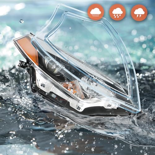 Image of labwork Headlight Assembly Replacement for Toyota Corolla 2014 2015 2016 Headlamps Front Light Pair Driver and Passenger Side