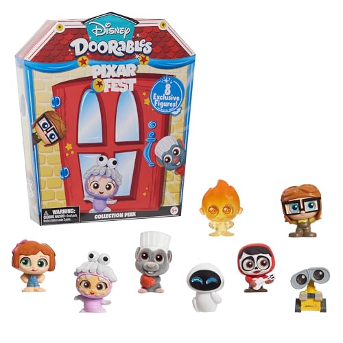 Disney Doorables Pixar Fest Collection Peek, Juguetes para niños con Licencia Oficial para niños de 5 años en adelante Just Play
