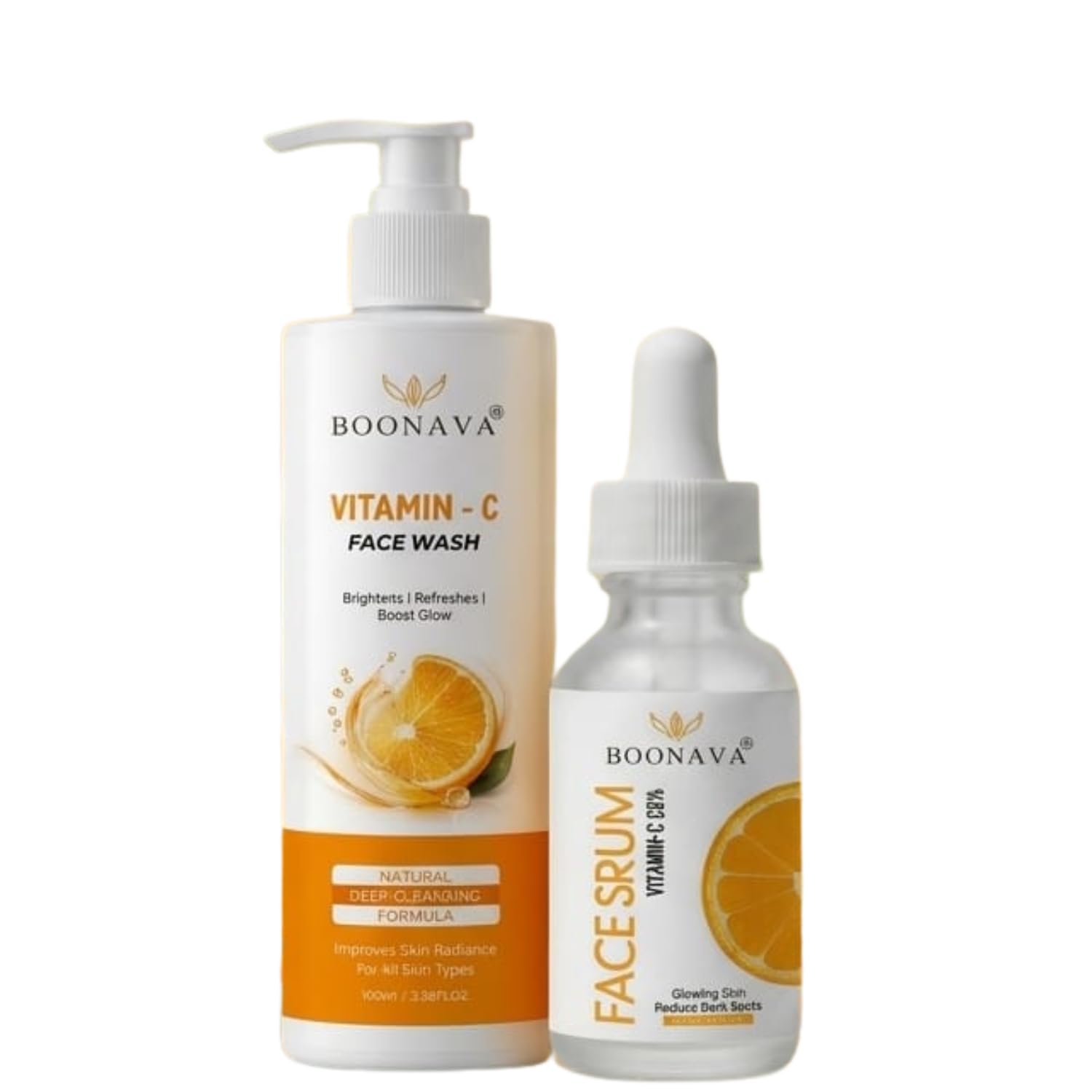 Vitamin C Face Wash & Face Serum Combo Brightening Skin Care Kit with Vitamin C & Ascorbic Acid Deep Cleansing Dark Spot Removal Glow Boosting Hydrating Skincare for Women & Men All Skin-picture-35