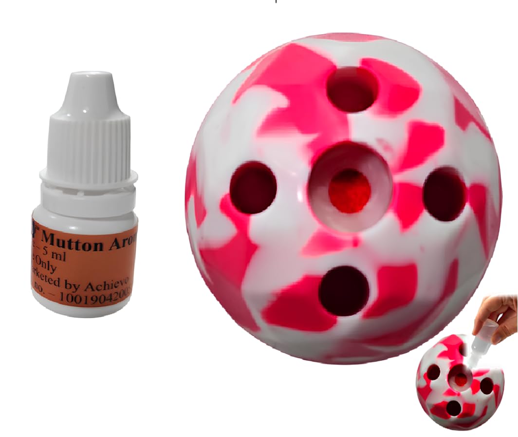 Achievo Aroma Pet Toy with Refillable Mutton Aroma,100% vegetarian, in Pink and White Color for Small and Medium Breed Cats and Dogs (B0CSWLH7G7) Amazon Price History, Amazon Price Tracker