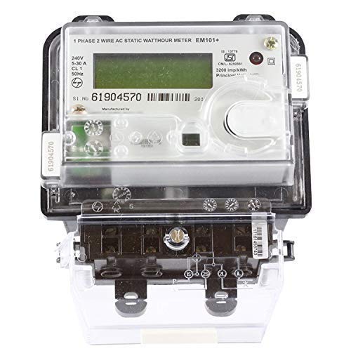 EM101 1Ph Digital kW Meter 230V LCD Meter (530A) Class 1 Amazon.in