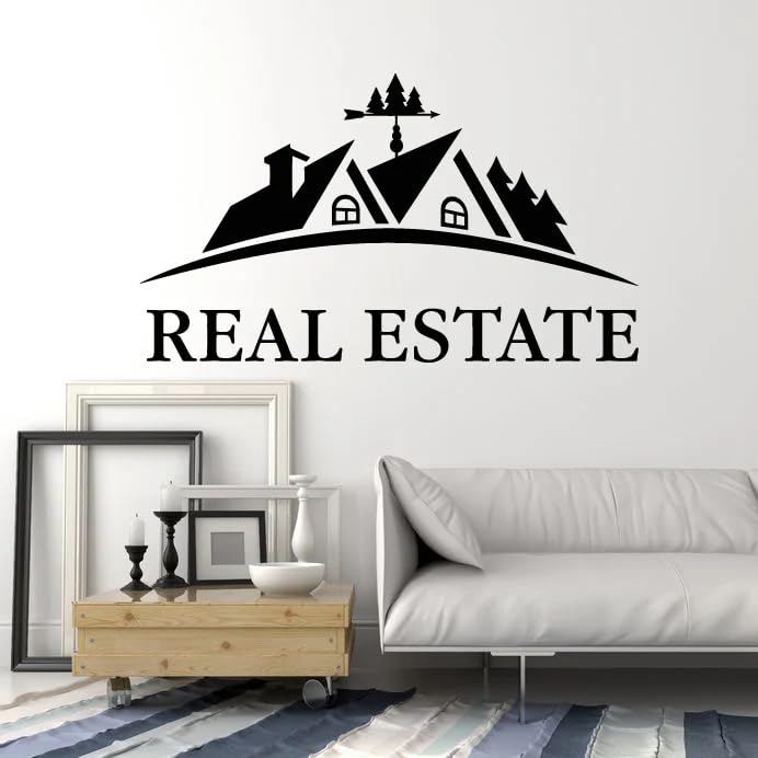 Real Estate Building Home Sale and Purchase Real Estate Wall Sticker (Real Estate 4)