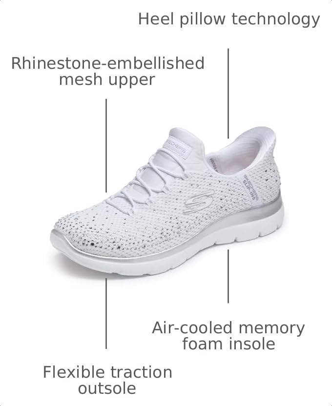 Image of Skechers Women's Summits-Brilliant Shine Hands Free Slip-ins