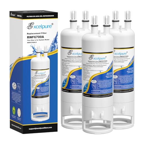 Image of EXCELPURE WHR1RXD1 Replacement for EDR1RXD1 Refrigerator Water Filter, Everydrop Filter 1, W10295370A, KAD1RXD1, P4RFWB, 46-9081, 46-9930, P5WB2L, PS2378001, 3Pack