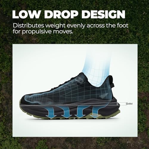 NORTIV 8 Men's Wide Toe Box Trail Running Shoes Cushion Walking Barefoot Tennis Workout Gym Cross Training Shoe Fashion Sneakers Whitney,Size 7.5,Light Green,SNRS25001M